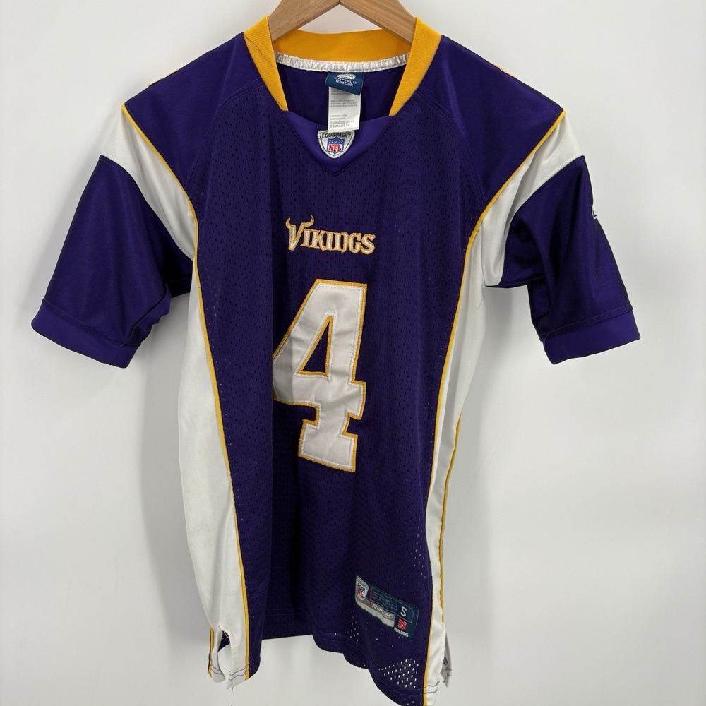 NFL - Vikings - # 4 - Brett Favre - Onfield Reebok Jersey - Youth Large 10/12